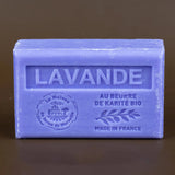 LA MAISON DU SAVON DE MARSEILLE Lavender French Soap with Organic Shea Butter, 125g French Soaps UK