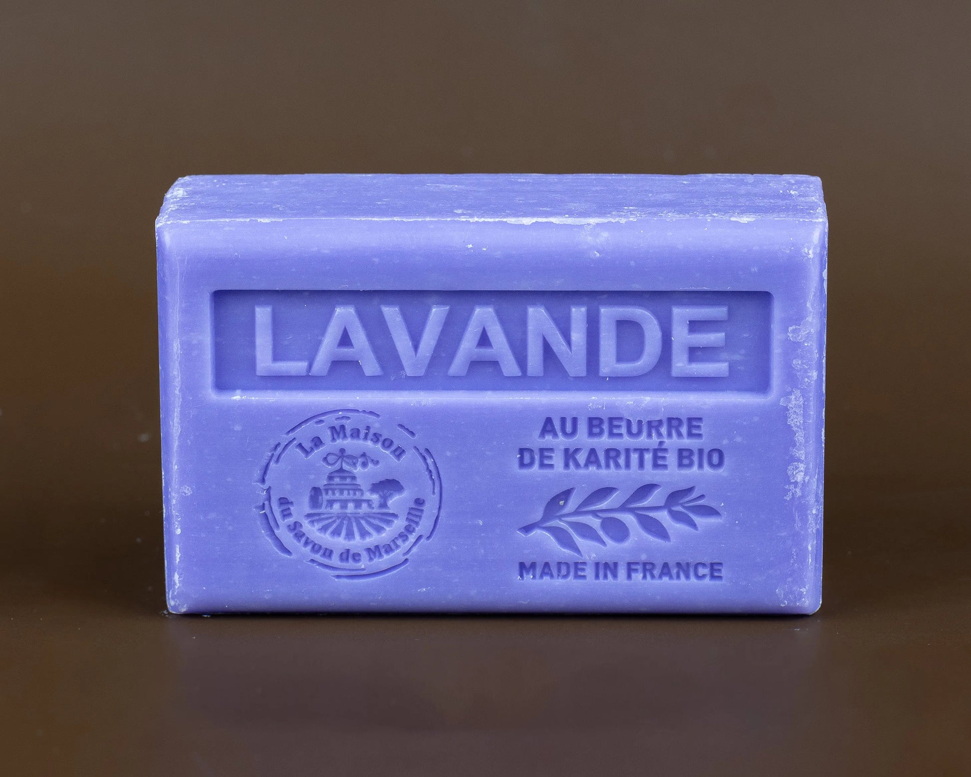 LA MAISON DU SAVON DE MARSEILLE Lavender French Soap with Organic Shea Butter, 125g French Soaps UK