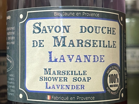 BLEU JAUNE Lavender, Marseille Liquid Soap | 1L French Soaps UK