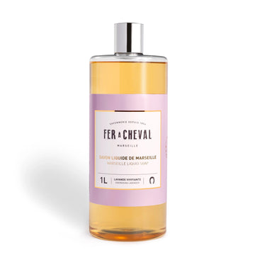 FER A CHEVAL Lavender, Marseille Liquid Soap | 1L French Soaps UK