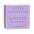 LE CHATELARD 1802 Lavender Marseille Soap, 72% Coconut, Olive and Almond Oil, 100g |  PALM FREE French Soaps UK