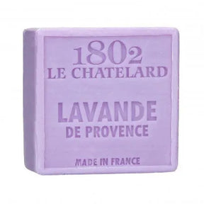 LE CHATELARD 1802 Lavender Marseille Soap, 72% Coconut, Olive and Almond Oil, 100g |  PALM FREE French Soaps UK
