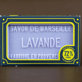 BLEU JAUNE Lavender Marseille Soap with Shea butter I 100g French Soaps UK