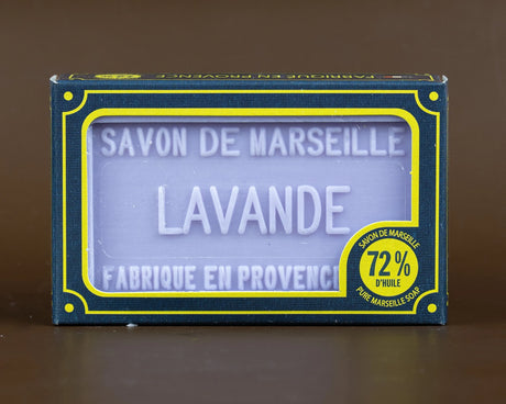 BLEU JAUNE Lavender Marseille Soap with Shea butter I 100g French Soaps UK