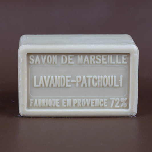 BLEU JAUNE Lavender & Patchouli, Marseille Bath & Shower Bar I 250g French Soaps UK