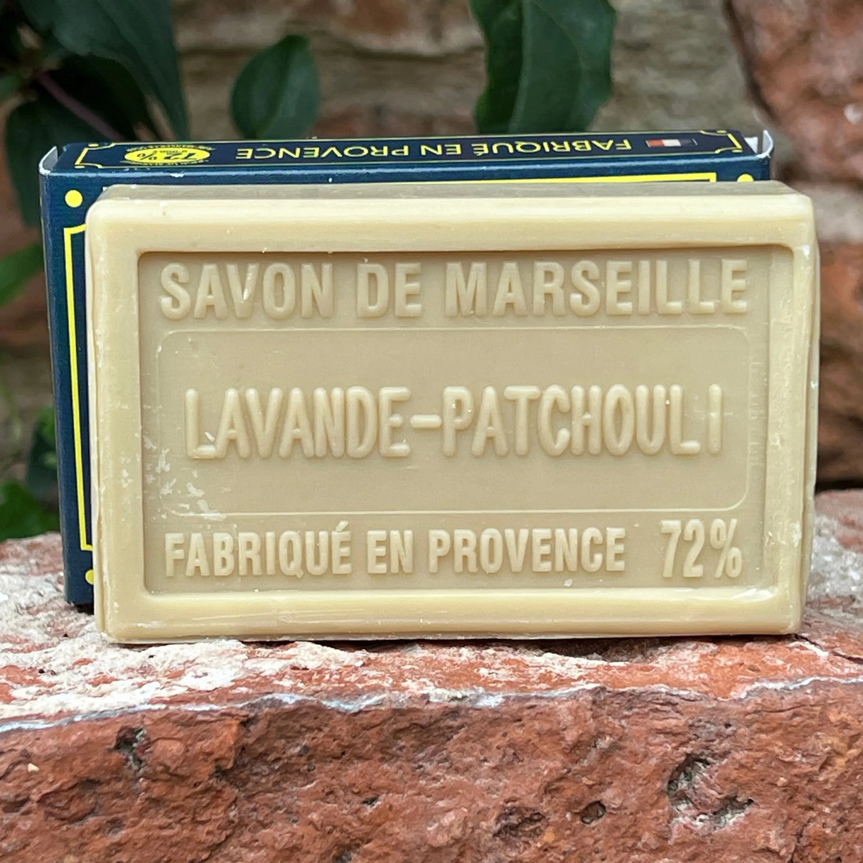 BLEU JAUNE Lavender & Patchouli, Marseille Soap with Shea Butter | 100g French Soaps UK