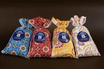 LE CHATELARD 1802 Lavender Sachets with Provence Lavender & Lavendin Flowers. 4 x 20g Sachets French Soaps UK