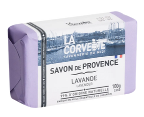 LA CORVETTE Lavender, Savon de Provence, 100g French Soaps UK
