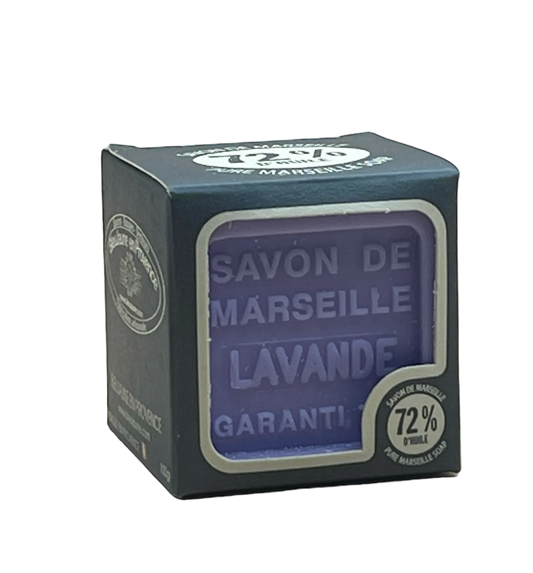 BLEU JAUNE Lavender, Shea Butter Marseille Cube | 100g French Soaps UK