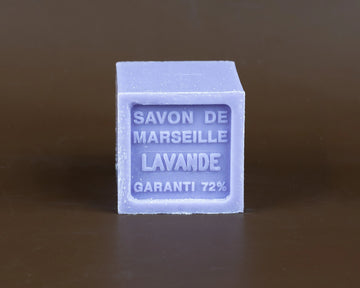 BLEU JAUNE Lavender, Shea Butter Marseille Cube | 100g French Soaps UK