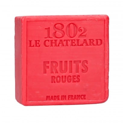 LE CHATELARD 1802 Summer Fruits Marseille Soap, 72% Coconut, Olive and Almond Oil, 100g |  PALM FREE French Soaps UK