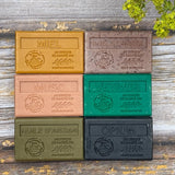 La Maison du Savon de Marseille Le Mans, 6 x 125g Soap Bars  I  Unwrapped French Soaps UK