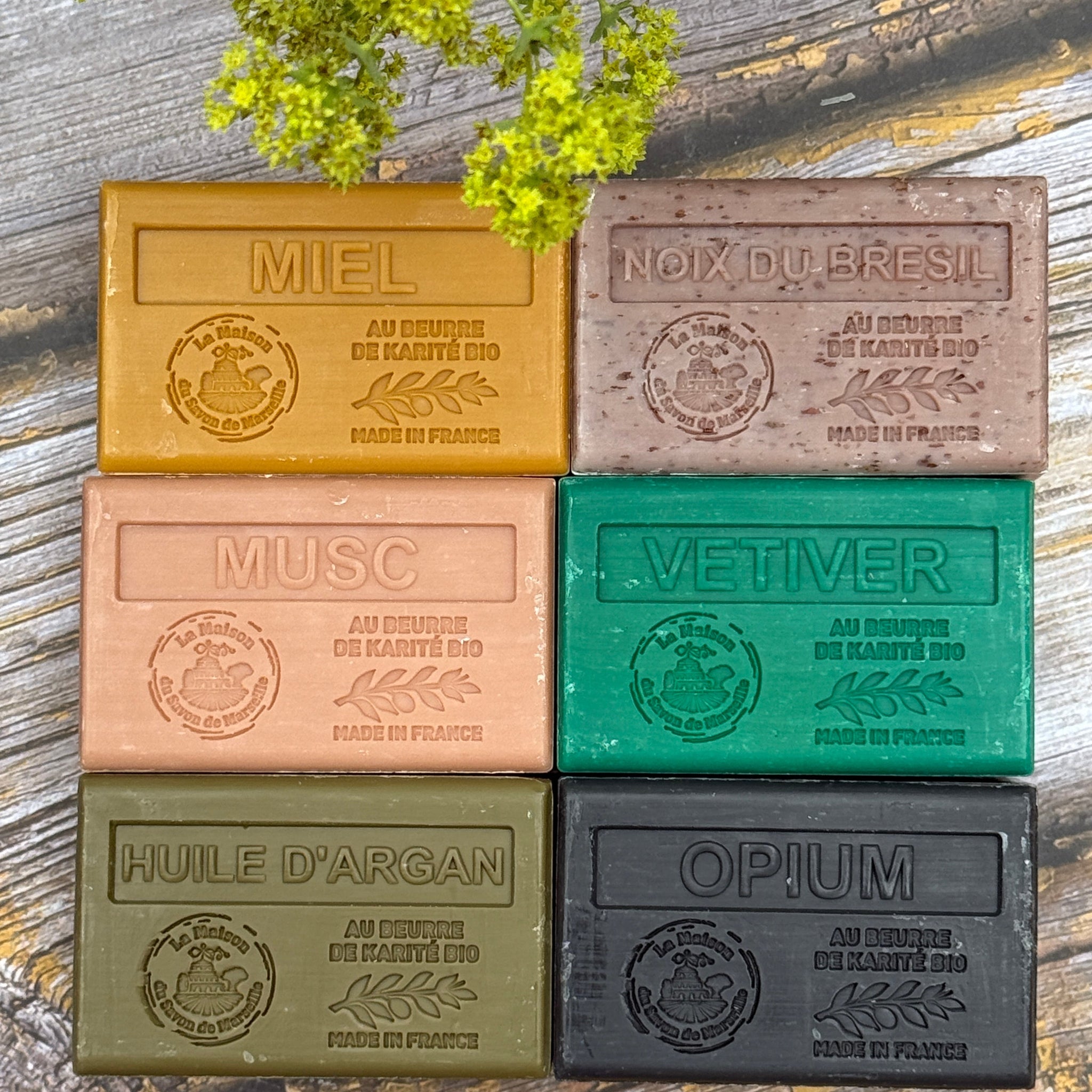 La Maison du Savon de Marseille Le Mans, 6 x 125g Soap Bars  I  Unwrapped French Soaps UK
