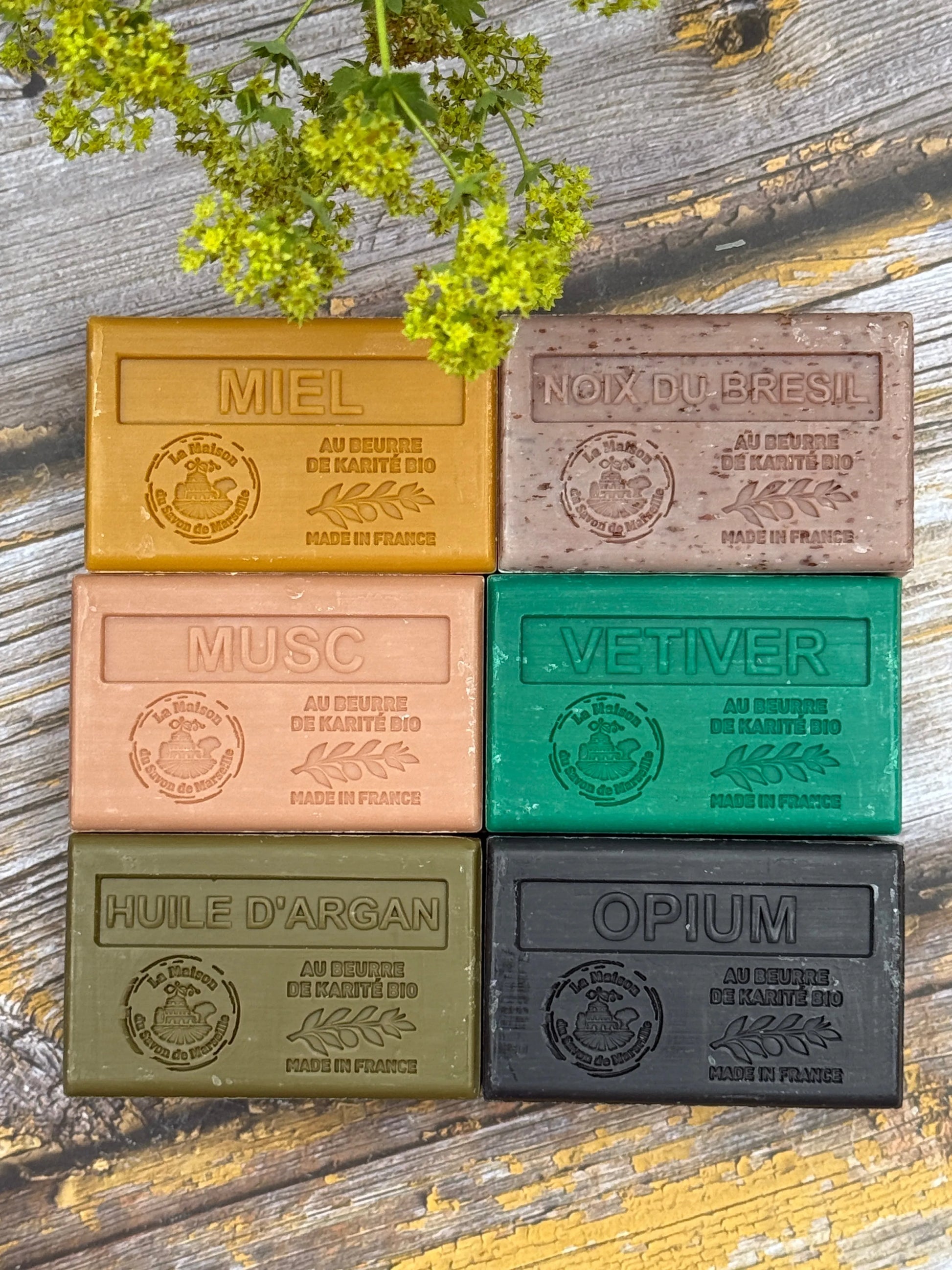 La Maison du Savon de Marseille Le Mans, 6 x 125g Soap Bars  I  Unwrapped French Soaps UK