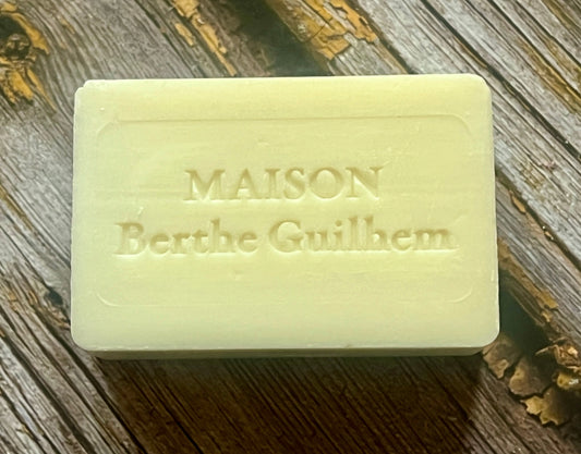MAISON BERTHE GUILHEM Lemon & Argan Oils | Organic Alpine Goat's Milk | 100g French Soaps UK
