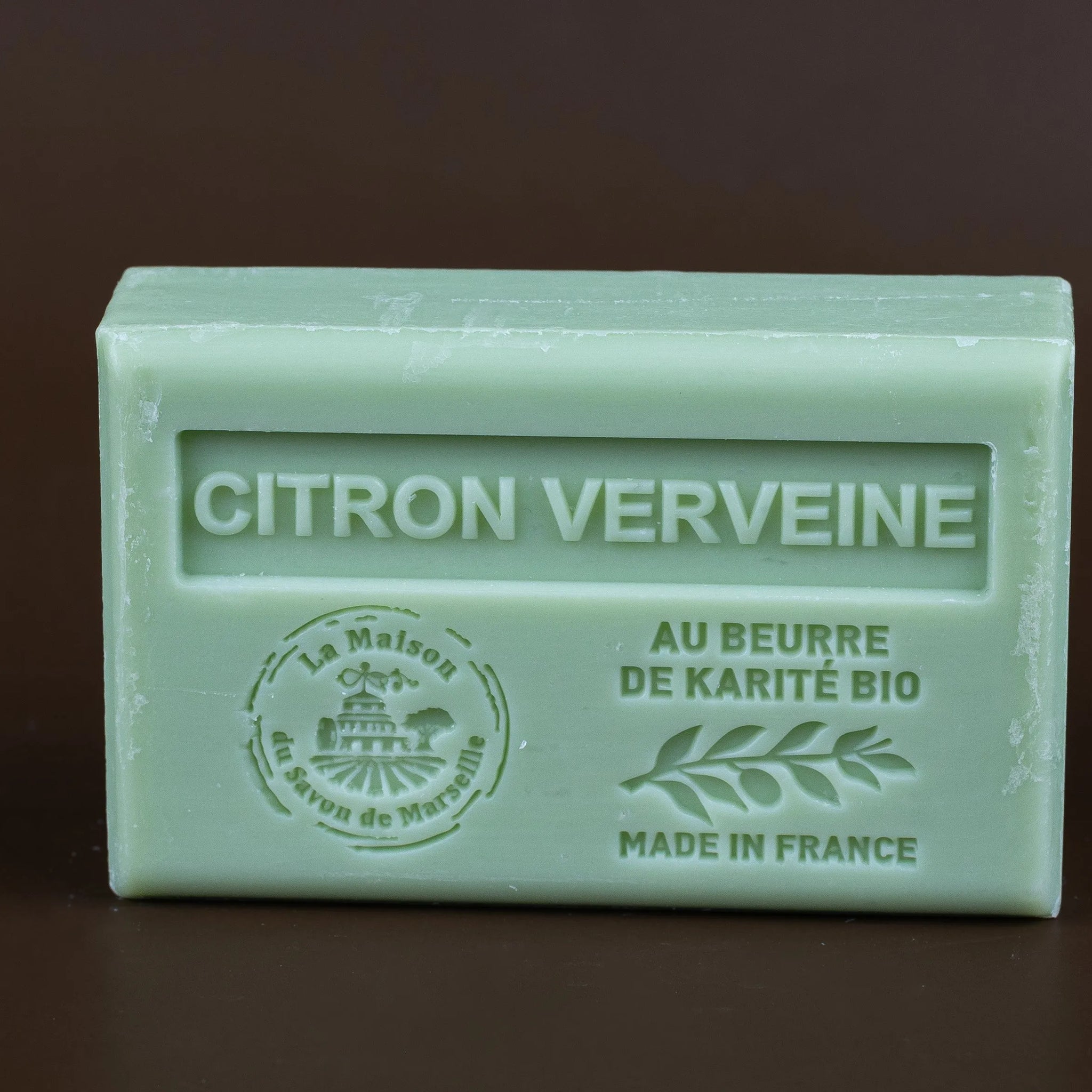 LA MAISON DU SAVON DE MARSEILLE Lemon Verbena French Soap with organic Shea Butter 125g French Soaps UK