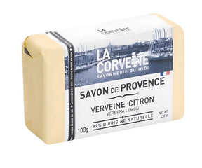 LA CORVETTE Lemon Verbena, Savon de Provence, 100g French Soaps UK