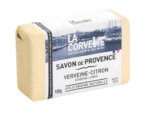 LA CORVETTE Lemon Verbena, Savon de Provence, 100g French Soaps UK