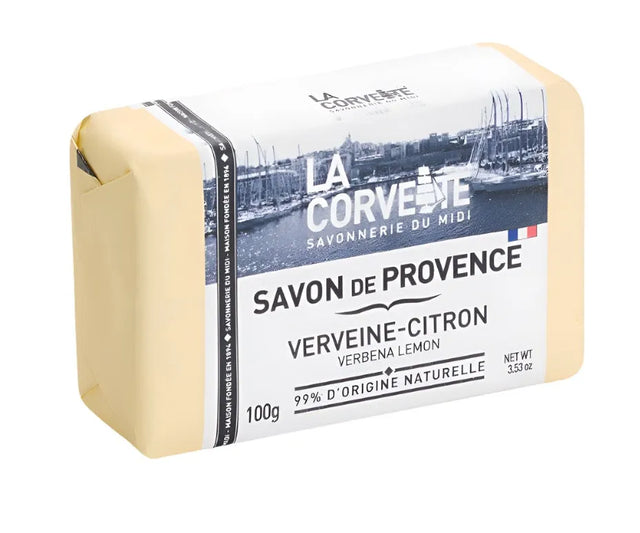 LA CORVETTE Lemon Verbena, Savon de Provence, 100g French Soaps UK