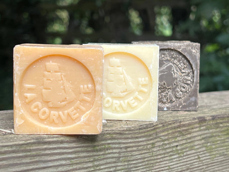 LA CORVETTE Les Cubes de Provence, 3 x 100g Gift Set French Soaps UK