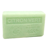 LA MAISON DU SAVON DE MARSEILLE Lime (Citron Vert)  French Soap with organic Shea Butter 125g French Soaps UK