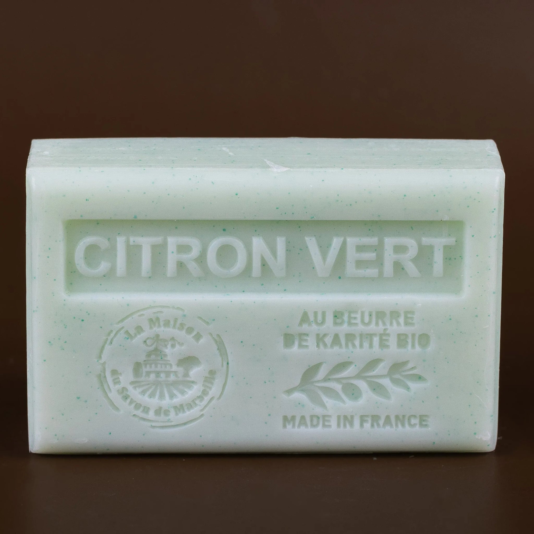 LA MAISON DU SAVON DE MARSEILLE Lime (Citron Vert)  French Soap with organic Shea Butter 125g French Soaps UK