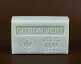 LA MAISON DU SAVON DE MARSEILLE Lime (Citron Vert)  French Soap with organic Shea Butter 125g French Soaps UK