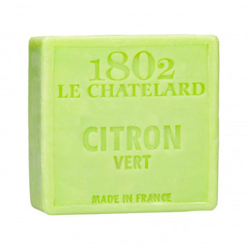 Lime Marseille Soap, 72% Coconut, Olive and Almond Oil, 100g | PALM FREE