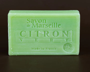 LE CHATELARD 1802 Lime Savon de Provence, enriched with Sweet Almond Oil | 100g French Soaps UK