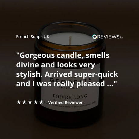 GEODESIS Long Pepper, Indonesia, Candle by Geodesis French Soaps UK