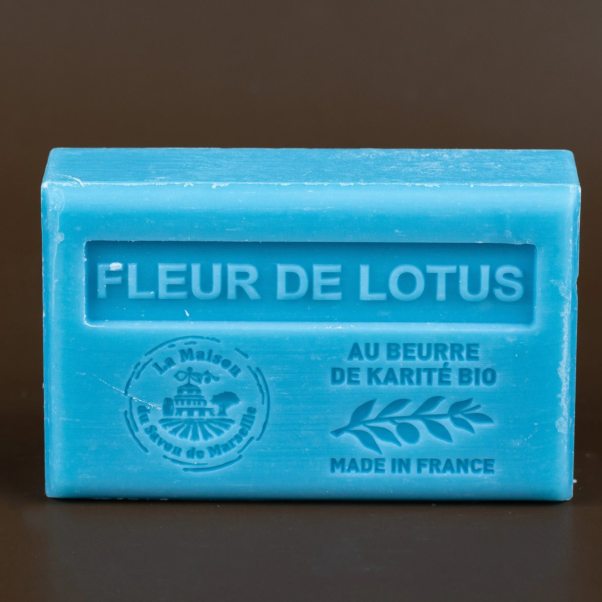 LA MAISON DU SAVON DE MARSEILLE Lotus Flower, French Soap with Organic Shea Butter, 125g French Soaps UK