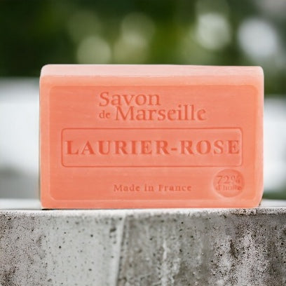 Laurier Rose (Bay-Rose) Soap, enriched with Sweet Almond Oil | 100g
