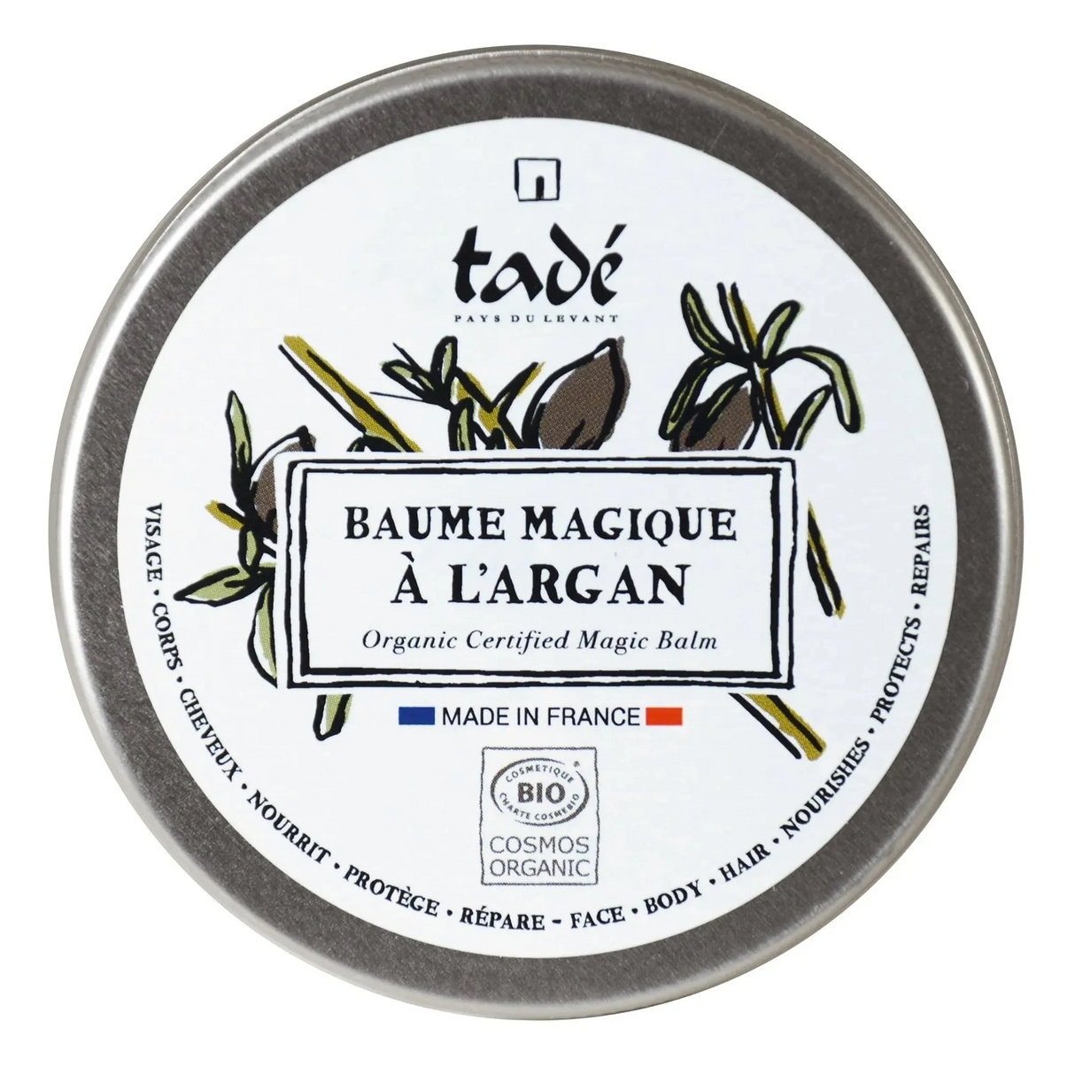 TADÉ PAYS DU LEVANT "Magic' Balm with Atlas Argan Oil, Shea Butter & Honey, for Face, Body & Hair | 50ml French Soaps UK