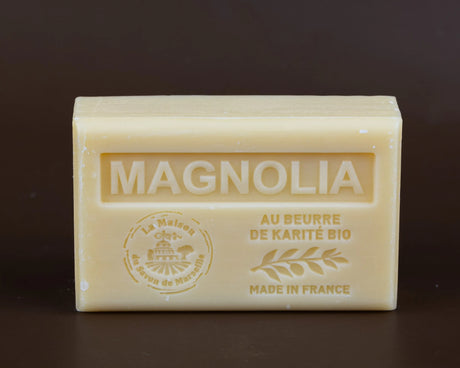 LA MAISON DU SAVON DE MARSEILLE Magnolia French Soap with Organic Shea Butter, 125g French Soaps UK