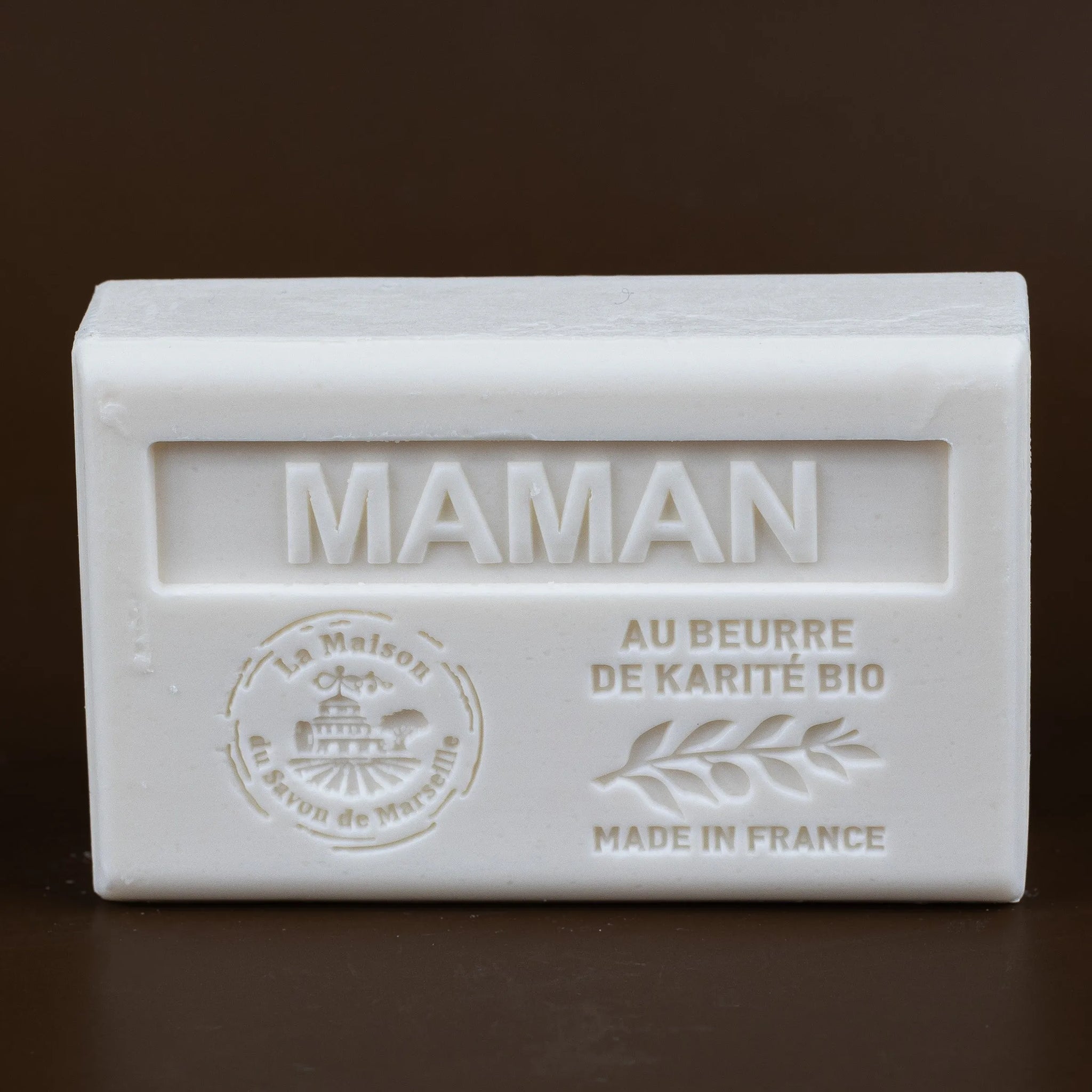 LA MAISON DU SAVON DE MARSEILLE Maman, French Soap with organic Shea Butter 125g French Soaps UK