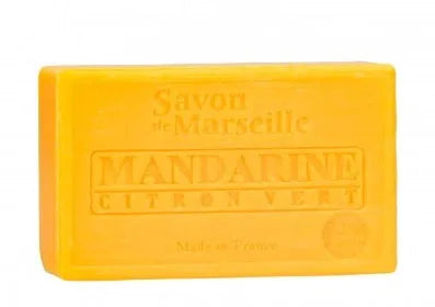 LE CHATELARD 1802 Mandarin & Lime Savon de Provence, enriched with Sweet Almond Oil | 100g French Soaps UK