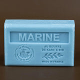 LA MAISON DU SAVON DE MARSEILLE Marine French Soap with Organic Shea Butter, 125g French Soaps UK