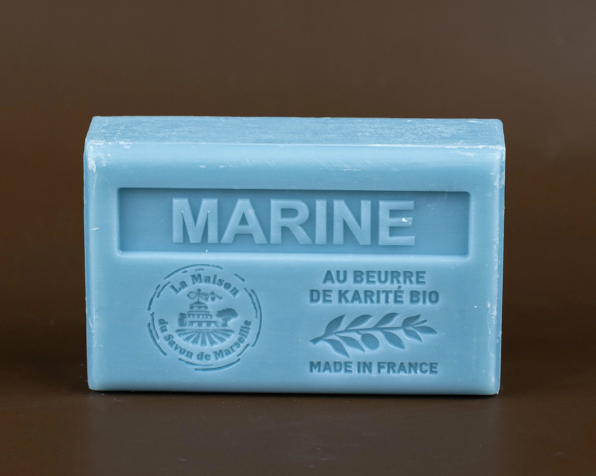 LA MAISON DU SAVON DE MARSEILLE Marine French Soap with Organic Shea Butter, 125g French Soaps UK