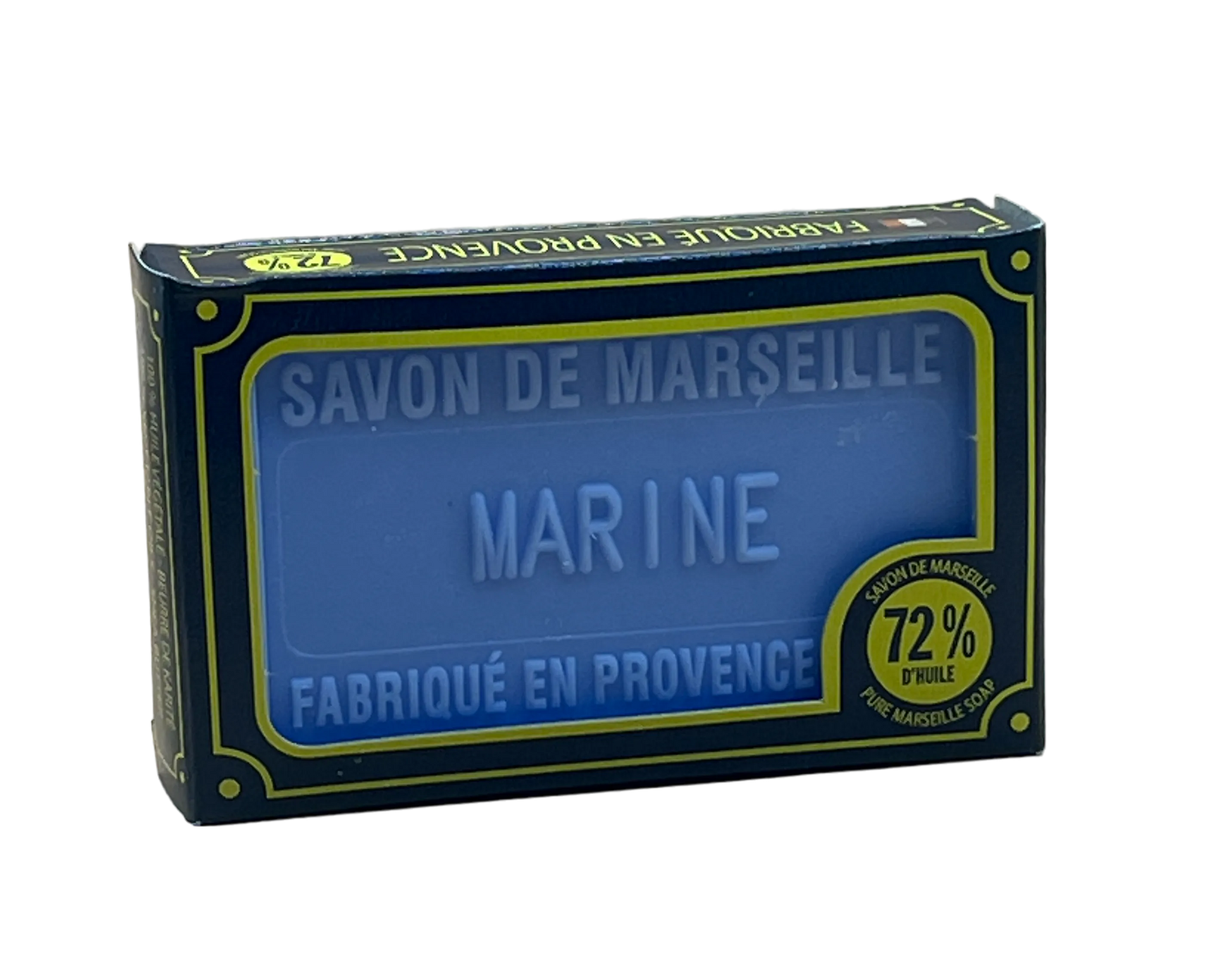 BLEU JAUNE Marine, Marseille Soap with Shea Butter | 100g French Soaps UK
