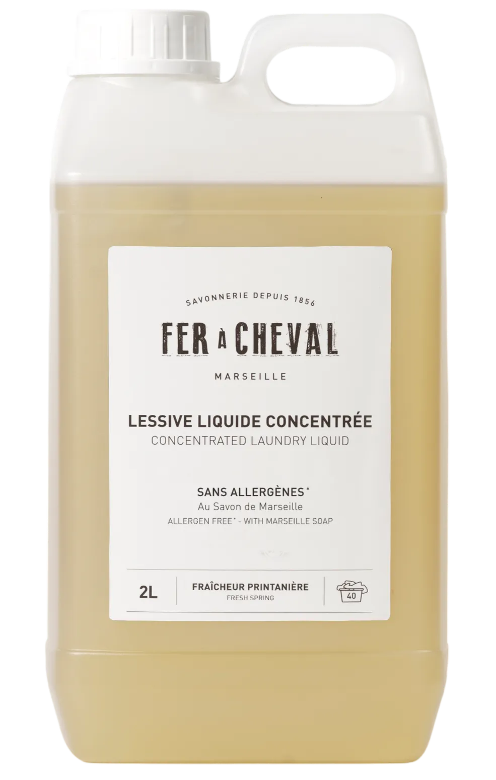 FER A CHEVAL Marseille Natural Laundry Liquid | 2L French Soaps UK