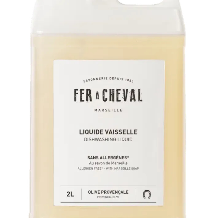 FER A CHEVAL Marseille Natural Washing Up Liquid | 2L French Soaps UK