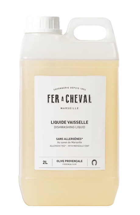 FER A CHEVAL Marseille Natural Washing Up Liquid | 2L French Soaps UK
