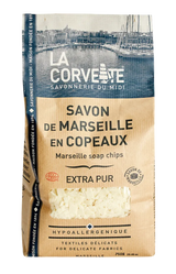 LA CORVETTE Marseille Soap Flakes for Laundry,  Natural | 750g French Soaps UK