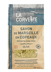LA CORVETTE Marseille Soap Flakes for Laundry,  Olive  | 750g French Soaps UK
