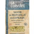 LA CORVETTE Marseille Soap Flakes for Laundry,  Olive  | 750g French Soaps UK