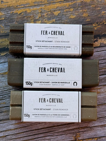 FER A CHEVAL Marseille Soap Stain Removing Trio | 3 x 150g French Soaps UK