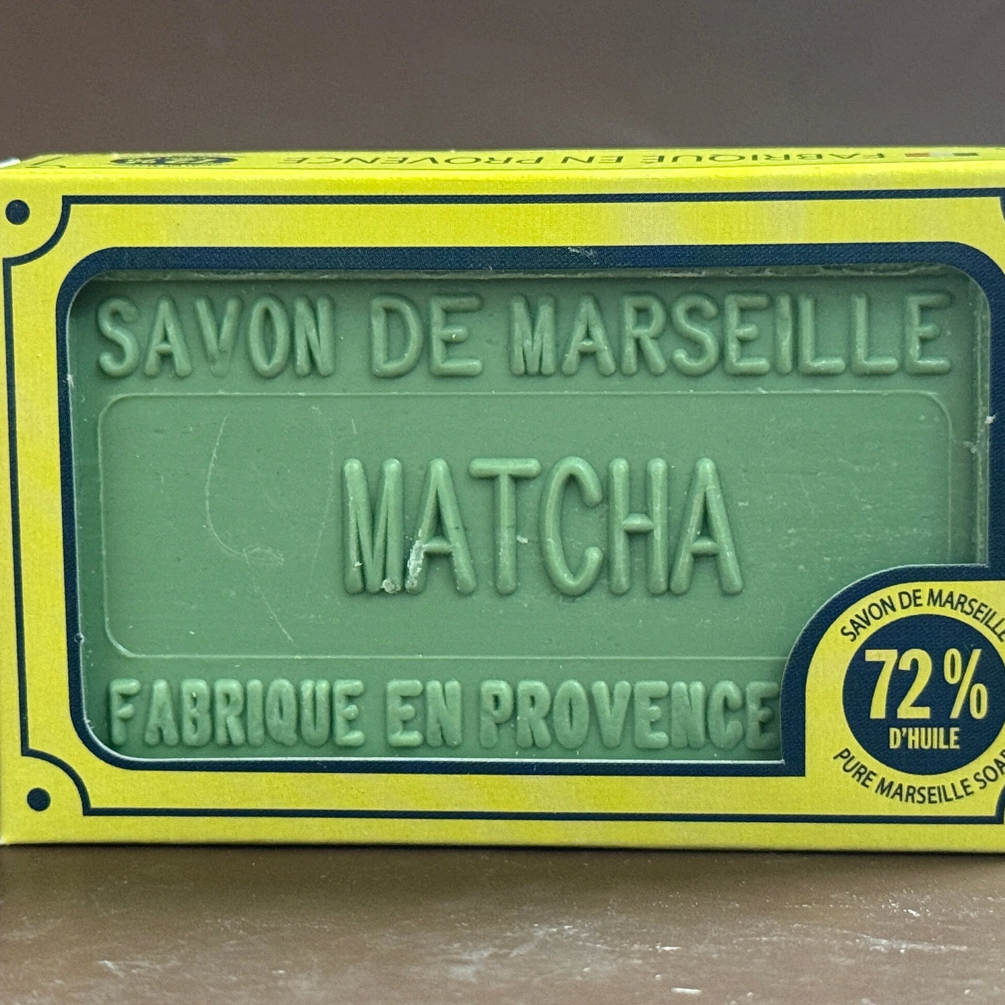 BLEU JAUNE Matcha, Marseille Soap with Shea Butter | 100g French Soaps UK