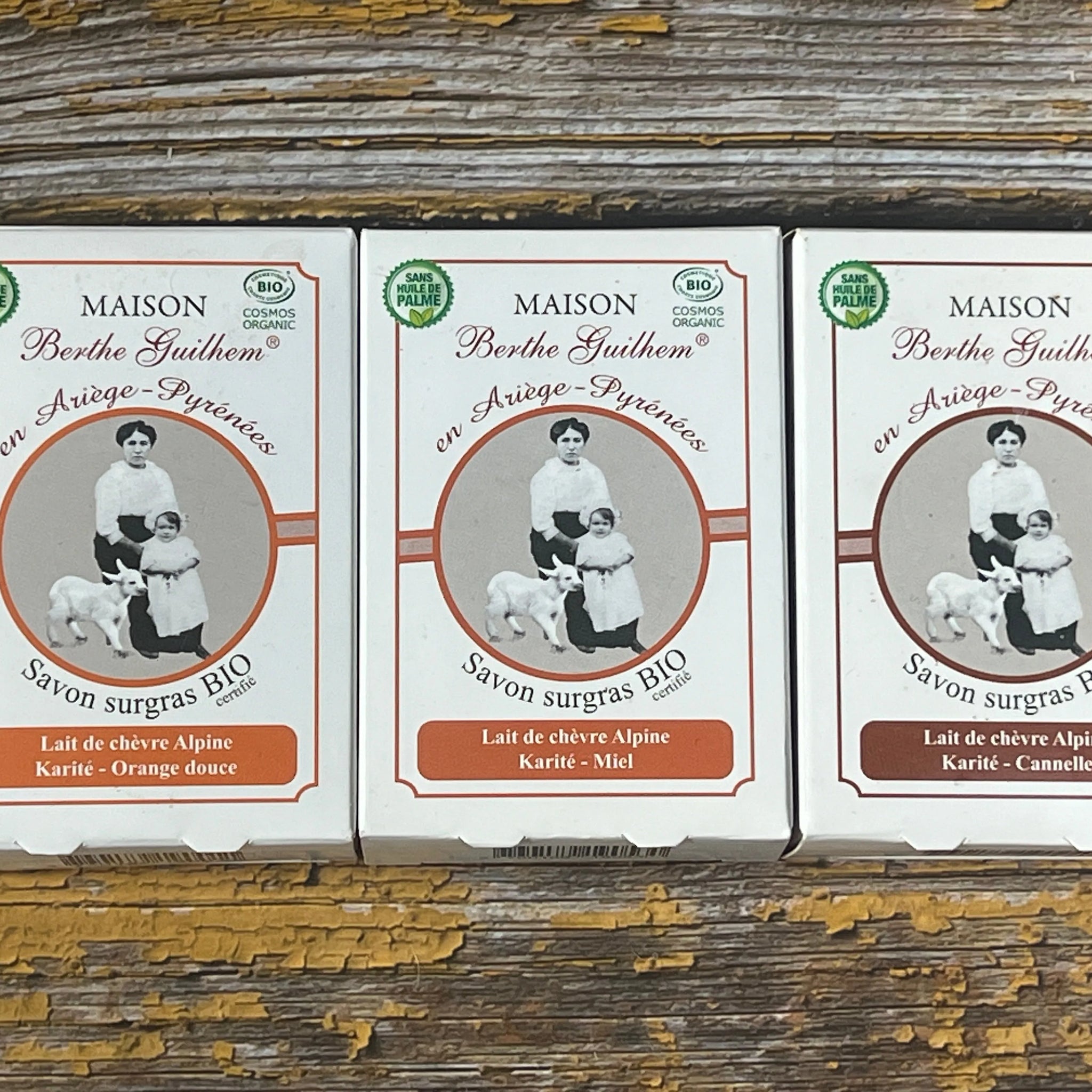 MAISON BERTHE GUILHEM Mens Favourites,  with Essential Oils (Worth £16.50) French Soaps UK