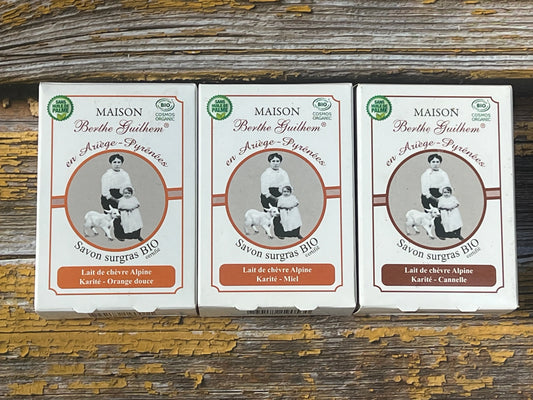 MAISON BERTHE GUILHEM Mens Favourites,  with Essential Oils (Worth £16.50) French Soaps UK