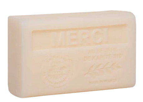 LA MAISON DU SAVON DE MARSEILLE Merci, French Soap with organic Shea Butter 125g French Soaps UK
